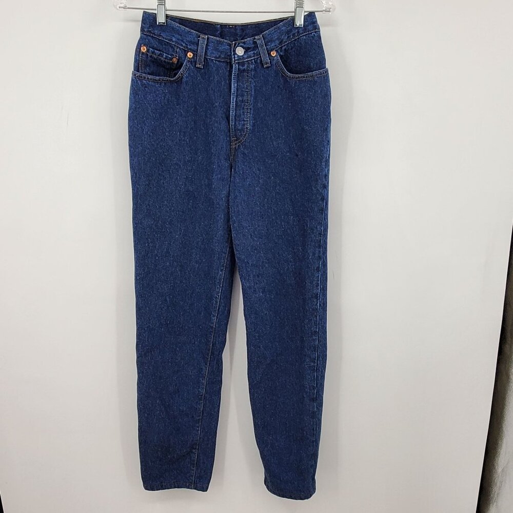 Vintage Levi's Button Fly Made In USA Tapered Leg‎ Women's Jeans 9 Short